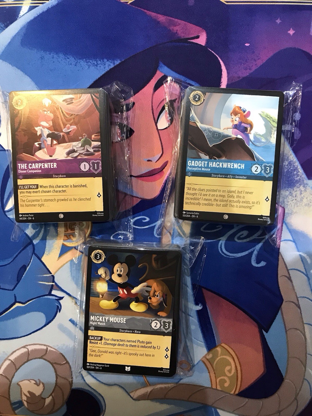 Disney Lorcana TCG 100 Card Bundle - Azurite Sea set 6