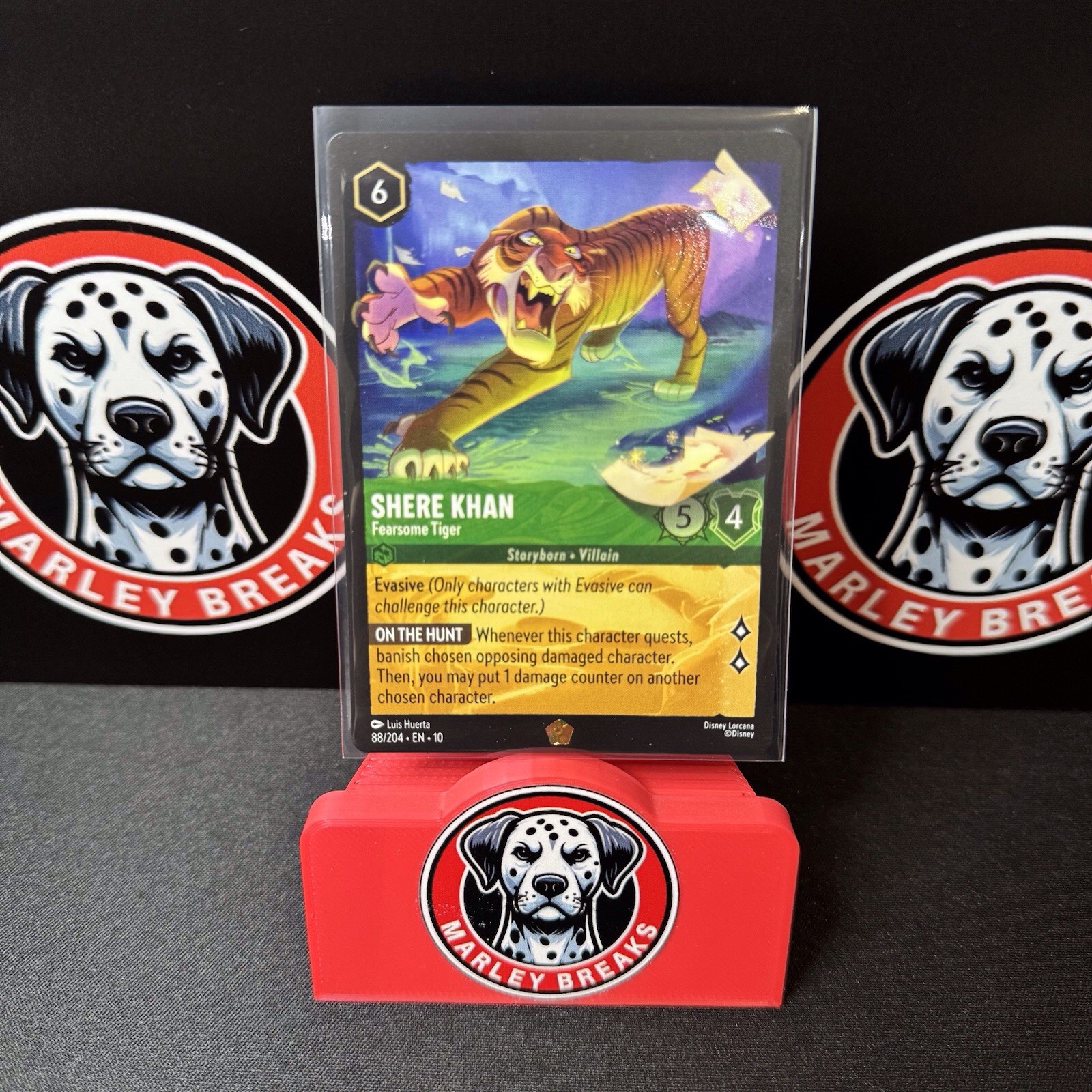 Disney Lorcana Shere Khan Fearsome Tiger 88/204 Whispers In The Well NM Non Foil