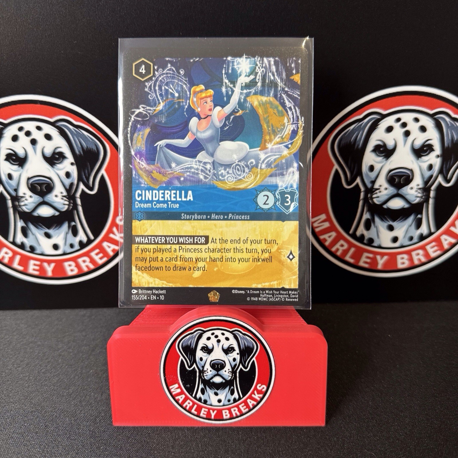 Disney Lorcana Cinderella Dream Come True Legendary 155/204 Non Foil
