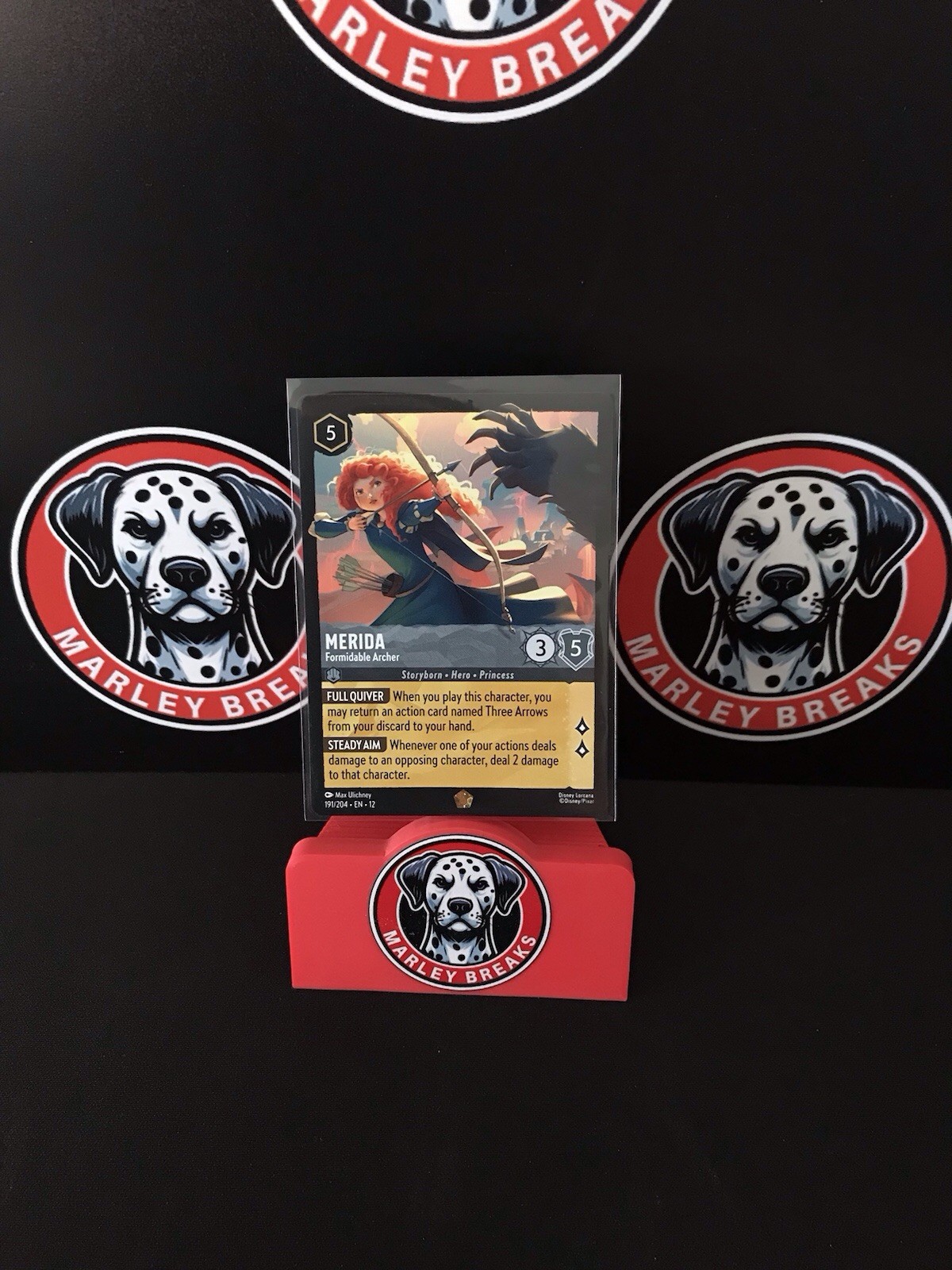 Disney Lorcana TCG Wilds Unknown Legendary Merida Formidable Archer 191/204