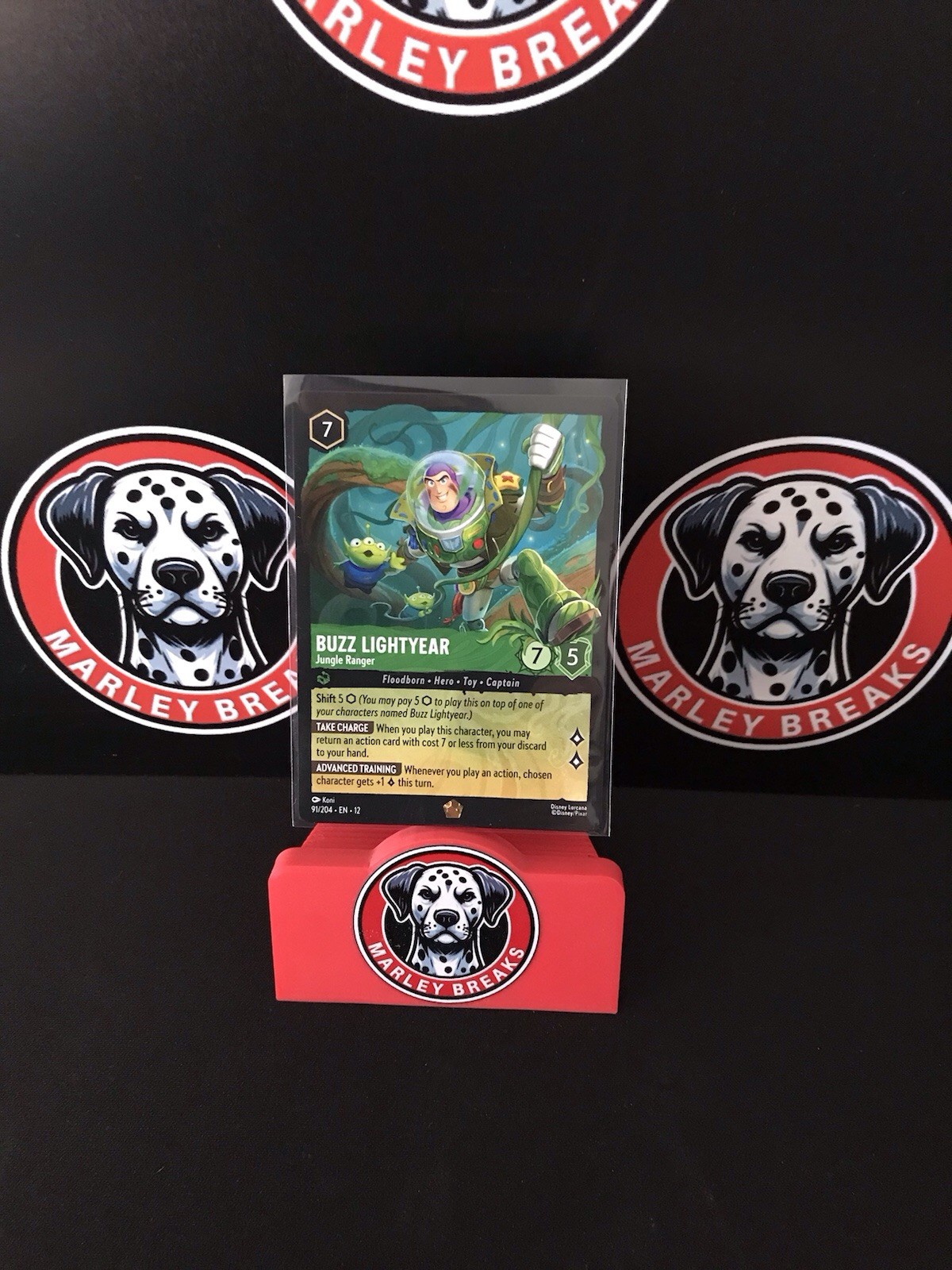 Disney Lorcana TCG Wilds Unknown Legendary Buzz Lightyear Jungle Ranger 91/204