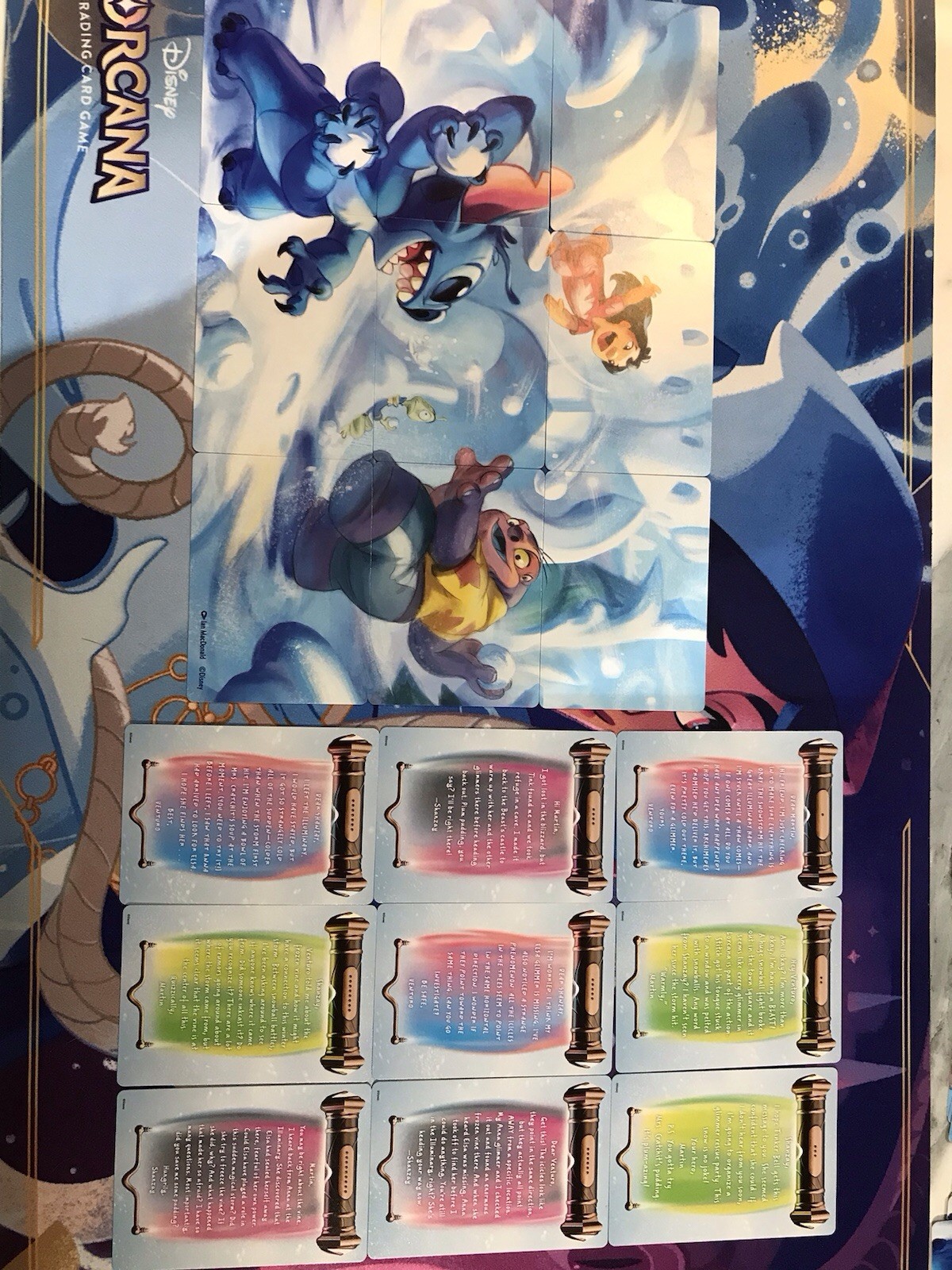 Disney Lorcana Winterspell Full Set Of Puzzle Pieces Ravensburger