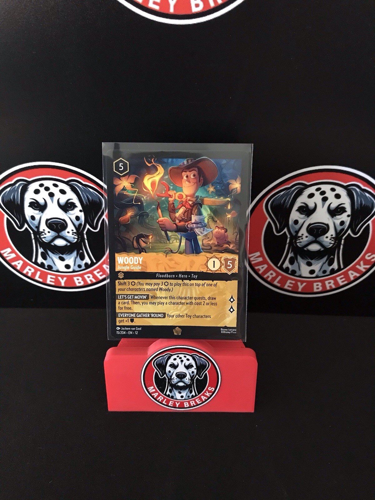 Disney Lorcana Wilds Unknown Legendary Woody Jungle Guide 15/204